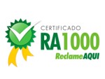 Certificado RA1000 Reclame Aqui 2019